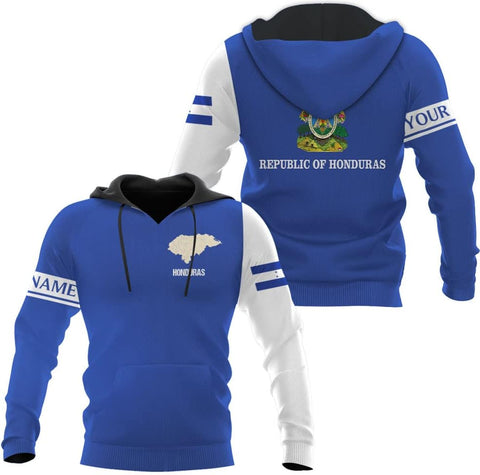 HomeDesign Personalized Honduras Hoodie Camisa Honduras Hoodies Honduras Sweaters Shirts Men & Women Honduran Pride Shirt