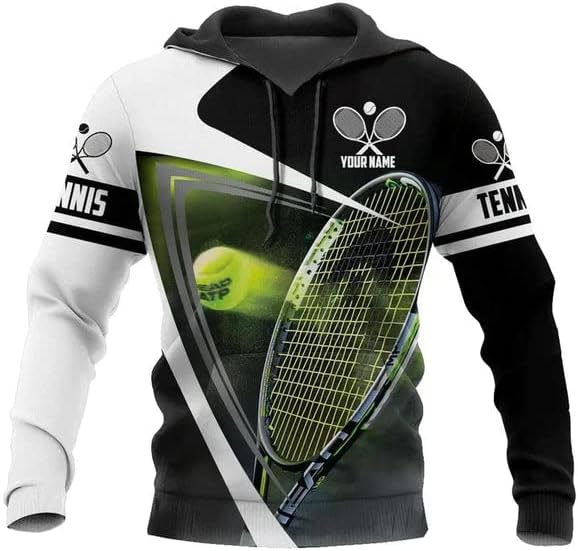 Personalized 3D Printed Tennis Shirt, Men's & Women's - Player Gift Tee - Uniform