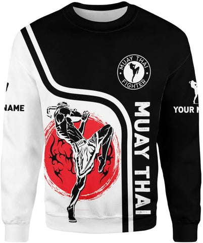 MAPrints Personalized Name Muay Thai Pride Shirt for Men