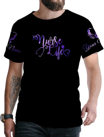 Custom Er Nurse Shirts for Women Future Nurse Shirt 3D Nursing Shirts for Nurses Emergency Nurse Shirt CNA Shirts CNA Shirt