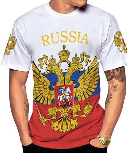 AOVL Personalized Russia Flag & Coat of Arms Pride Shirts