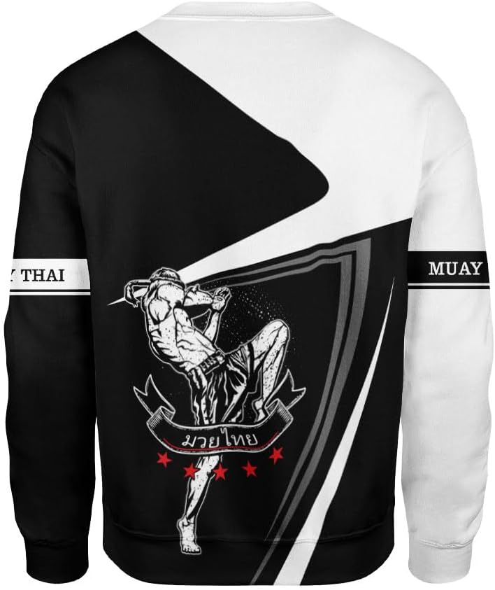 MAPrints Personalized Name Boxing Hoodies, Muay Thai Pride Sweatshirt