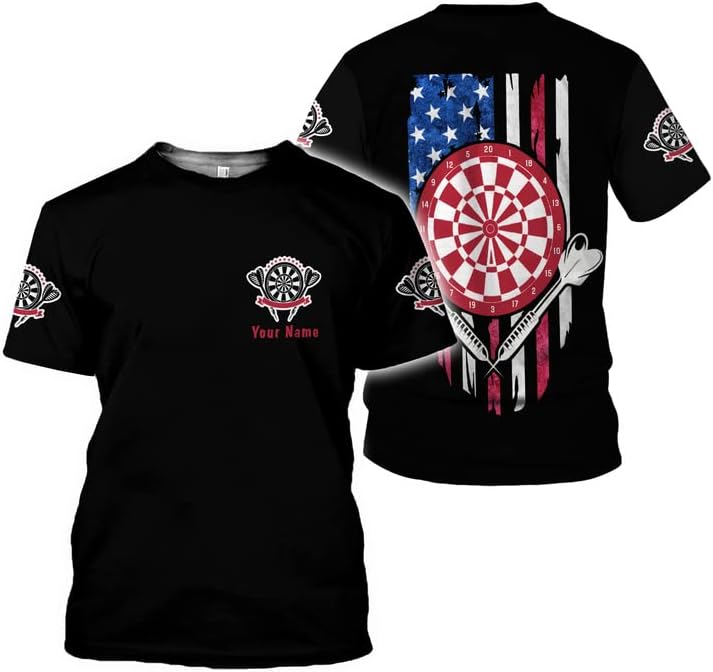 Royal Fight Personalized Dart Shirts for Men, Custom Dart Jersey for Team, Dartboard Shirts, Darts 3D Shirt Gifts Men Women