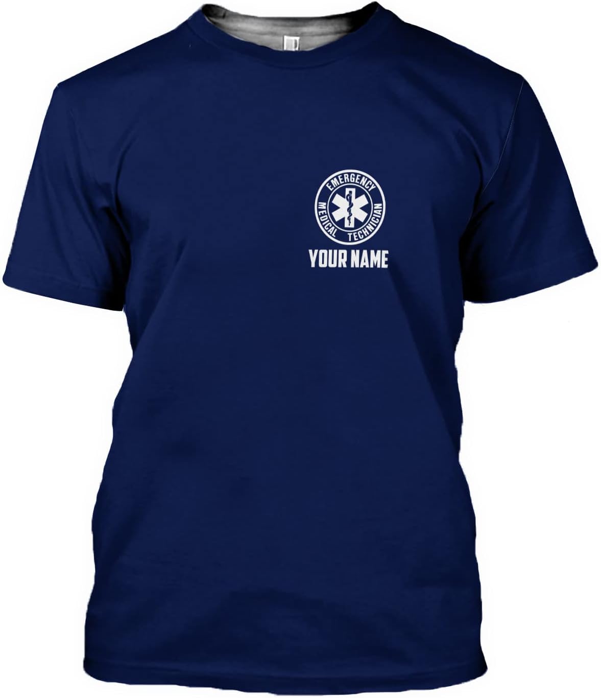 Mostprints Personalized EMT Shirt, EMS Shirt, Customized EMS Shirts,EMT Paramedic Uniform Emergency Medical Technician Shirts