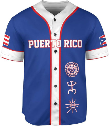 Personalized Puerto Rico Baseball Shirt,Customized Team Name Puerto Rican Baseball Jersey for Men,Women S-5XL