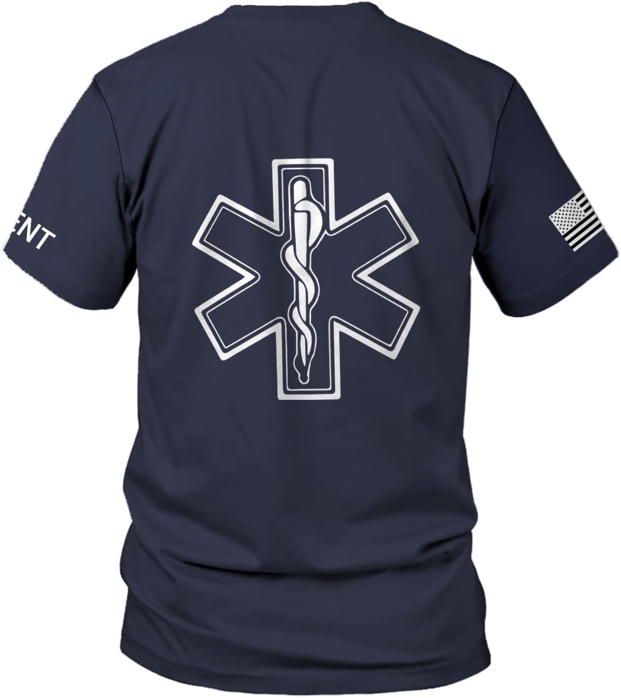 Vybonz Personalized EMS EMT Student Paramedic T-Shirt 3D Emergency Medical Technician Shirt, Custom Name Dept Tshirt Gift