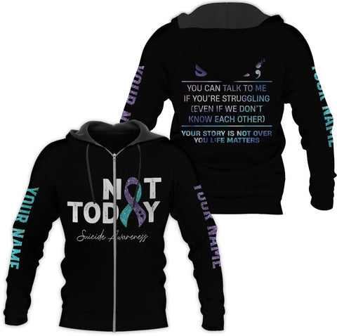 MAPrints Personalized Suicide Awareness 3D Shirt, Suicide Prevention Awareness T Shirt, Sweater, Hoodies, Mental Health Shirt