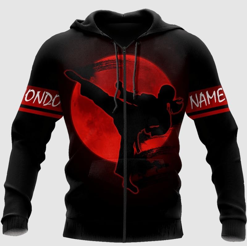 MAPrints Personalized Taekwondo 3D Shirt, Gift for Taekwondo Lover, Taewondo T-Shirts, Sweatshirt, Hoodie and Zip Hoodie