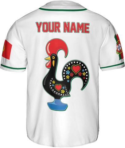 Parvii Personalized Portugal Jersey, Portugal Shirt Camiseta De Portugal Portuguese Clothes Portuguese Baseball Jersey Gift