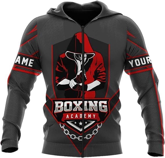 MAPrints Personalized Boxing 3D Hoodies, Gift Boxer T-Shirt, Boxing Hoodies, Sweatshirt, Shirt For Boxing Lovers, Boxing Gift