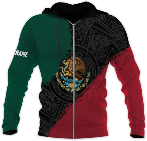 Personalized Mexican Shirts for Men 3D Customized Mexico Shirts for Men Mexico Shirts for Women Mexico Flag Shirt (HD175)