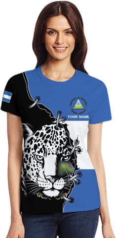 Personalized Nicaragua Shirt Custom Nicaragua Flag Lion Shirt for Men & Women Nicaraguan Camisas T-Shirt, Nicaragua Tshirt