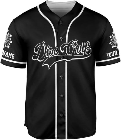 Royal Fight Personalized Disc Golf Baseball Jersey Disc Golf USA Flag Shirts Disc Golf Jersey for Men Women Disc Golf Lovers