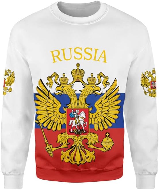 AOVL Personalized Russia Flag & Coat of Arms Pride Shirts