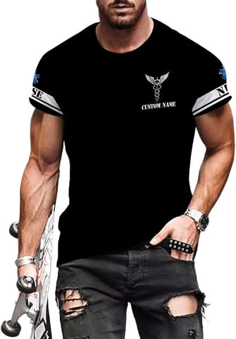 MoonArt Personalized Name Nurse Shirt Nurse Gifts Nurse Graduation Gift Funny Nurse T-Shirt Gift, Nursing Emergency Shirts