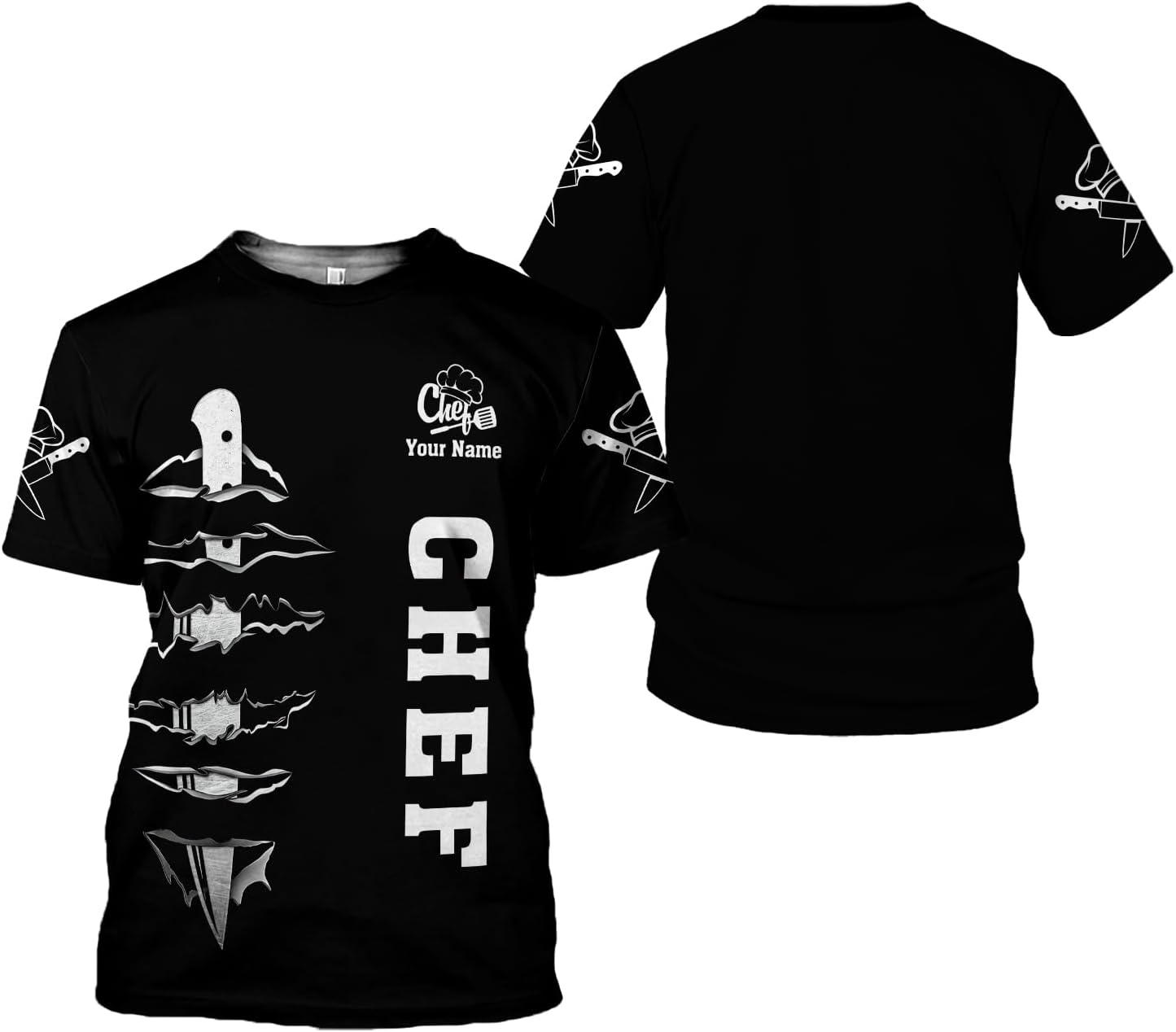 Personalized Chef Shirt, Chef Shirts for Men Chef Shirts for Women, Chef Clothes Gifts for a Chef, Chef Tee Shirts (HD341)