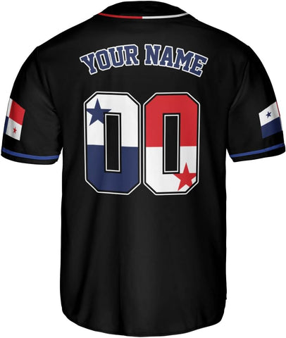 Personalized Panama Baseball Jersey Camisa Shirt, Panamanian Flag Jersey, Panamanian Pride Jersey for Men and Women
