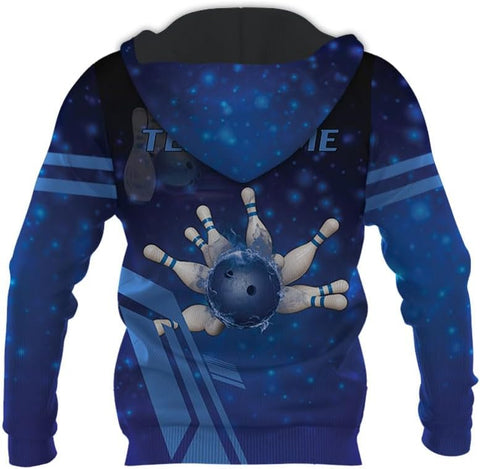 Pretyprints Personalized Bowling Shirt - Custom Bowling Gift for Women & Men