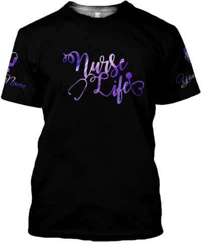 Custom Er Nurse Shirts for Women Future Nurse Shirt 3D Nursing Shirts for Nurses Emergency Nurse Shirt CNA Shirts CNA Shirt