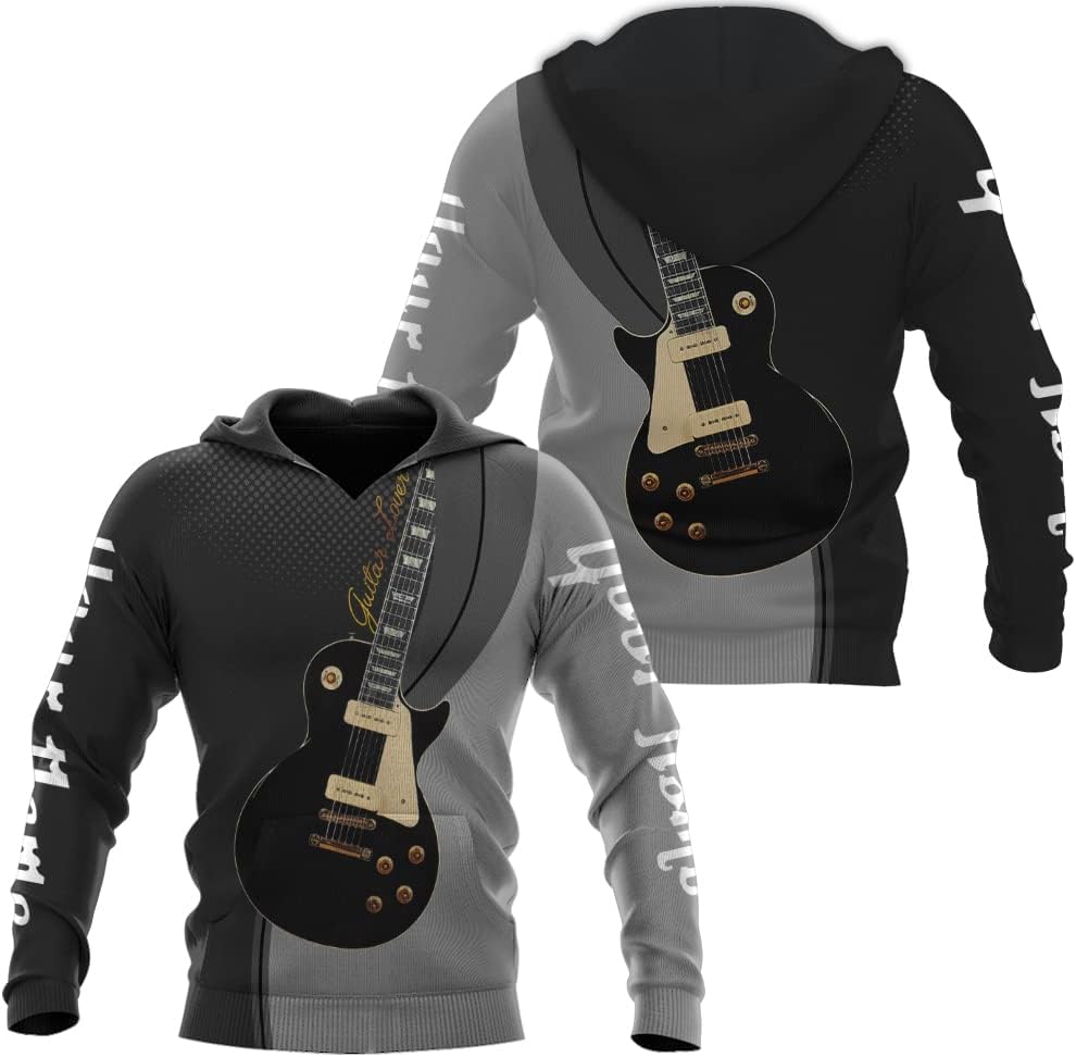 Personalized Name Guitar Shirt 3D, Customized Guitar Shirts for Men, Unisex Guitar Shirts Music Music Lover, Guitar Lover