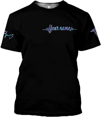 Custom Er Nurse Shirts for Women Future Nurse Shirt 3D Nursing Shirts for Nurses Emergency Nurse Shirt CNA Shirts CNA Shirt