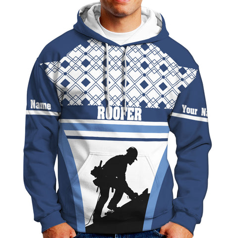 Custom Name Roofer shirt for Roofer, Roofing 3D Shirt Gift for Man, 3D All Over Printed T-shirt, gift for Dad