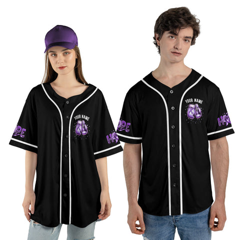 Personalized Name Pancreatic Cancer Jersey, Baseball Pancreatic Cancer Survivor Jersey