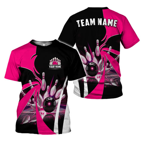Personalized Name Bowling Shirt 3D for Men Women, Custom Bowler Gift shirt, 3D All Over Printed Shirt