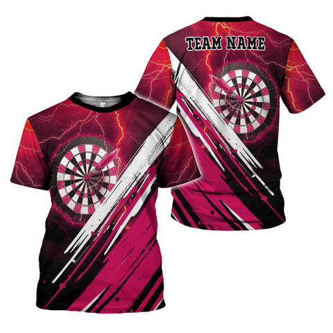 Personalized Dart Shirts for Men Women 3D, Custom Name Team Jersey, Dartboard Shirt S-5XL Gifts