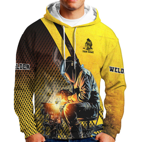 Customized Name Welder 3d Shirt, Welding 3D All Printed Shirt, Welder Shirt for Man, Welder Gift TShirt