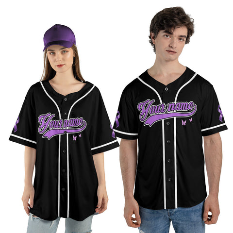 Personalized Name Pancreatic Cancer Awareness Jersey, Faith Hope Love Pancreatic Cancer Support Jersey