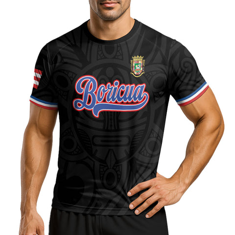 Custom Name Number Puerto Rico Soccer Jersey, Football Uniforms for Team, Soccer Jersey Gift for Men