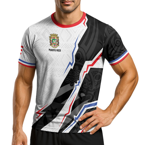 Custom Name Number Puerto Rico Soccer Jersey for Men, Football Uniforms for Team, Soccer Jersey Gift for Him