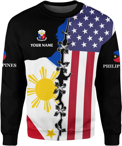Custom Philippine 3D Shirt Men Women, Philippine T-Shirt Hoodies Filipino Flag Pinoy Shirt, Philippines Traditional Clothing
