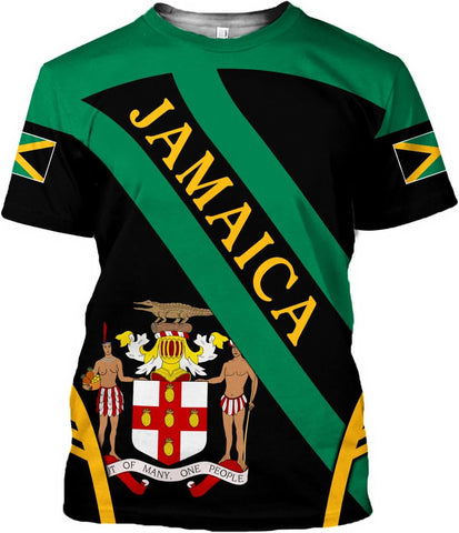 Personalized Jamaica Shirt Custom Jamaica Flag Lion Shirt for Men and Women, Jamaican Pride T-Shirt, Jamaica tshirt Jamaicana