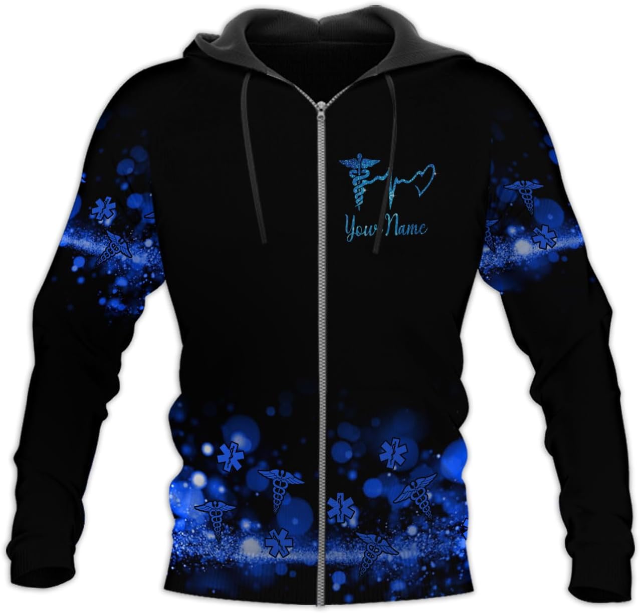 MoonArt Personalized Name Nurse Shirt Nurse Gifts Nurse Graduation Gift Funny Nurse T-Shirt Gift Nursing Emergency Shirts