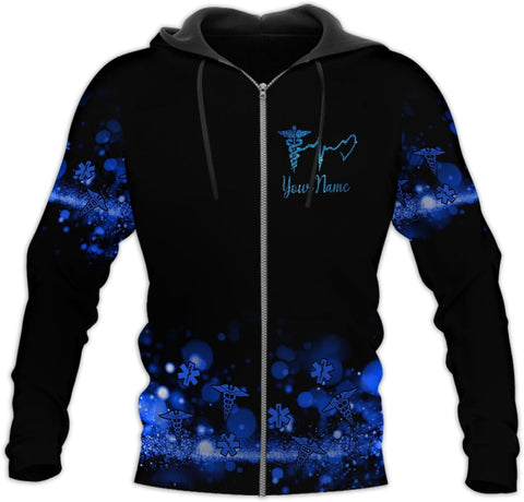 MoonArt Personalized Name Nurse Shirt Nurse Gifts Nurse Graduation Gift Funny Nurse T-Shirt Gift Nursing Emergency Shirts