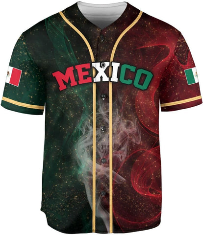 RoyalBro Personalized Mexico Baseball Jersey, Mexican Jersey for Men & Women, Mexican Flag Jersey, Mexico Shirt Camisas