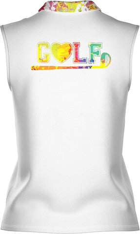 Podagree Personalized Golf Polo Shirts for Women Sleeveless with Collar, Funny Shirts for Women, Ladies Sleeveless Golf Shirt