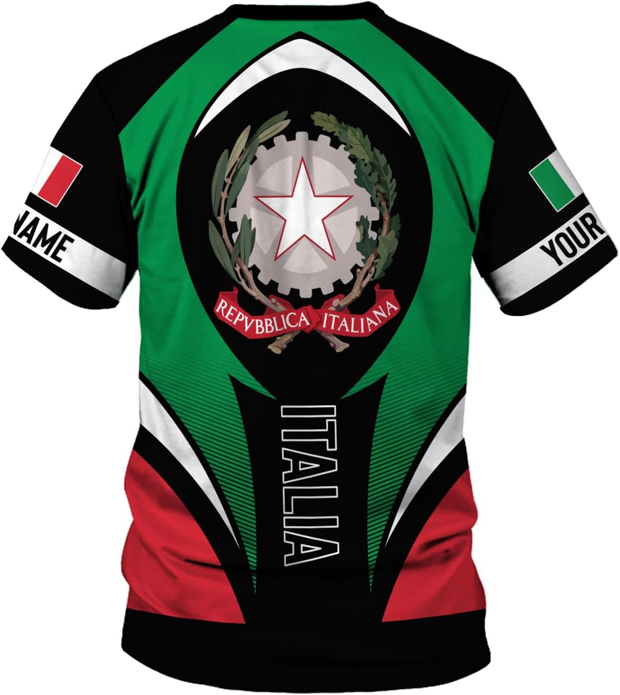 Parvii Personalized Italian Shirt, Italian Shirts for Men & Women, Italia T Shirts, Italy Tshirt, Italian Flag Shirt Gift