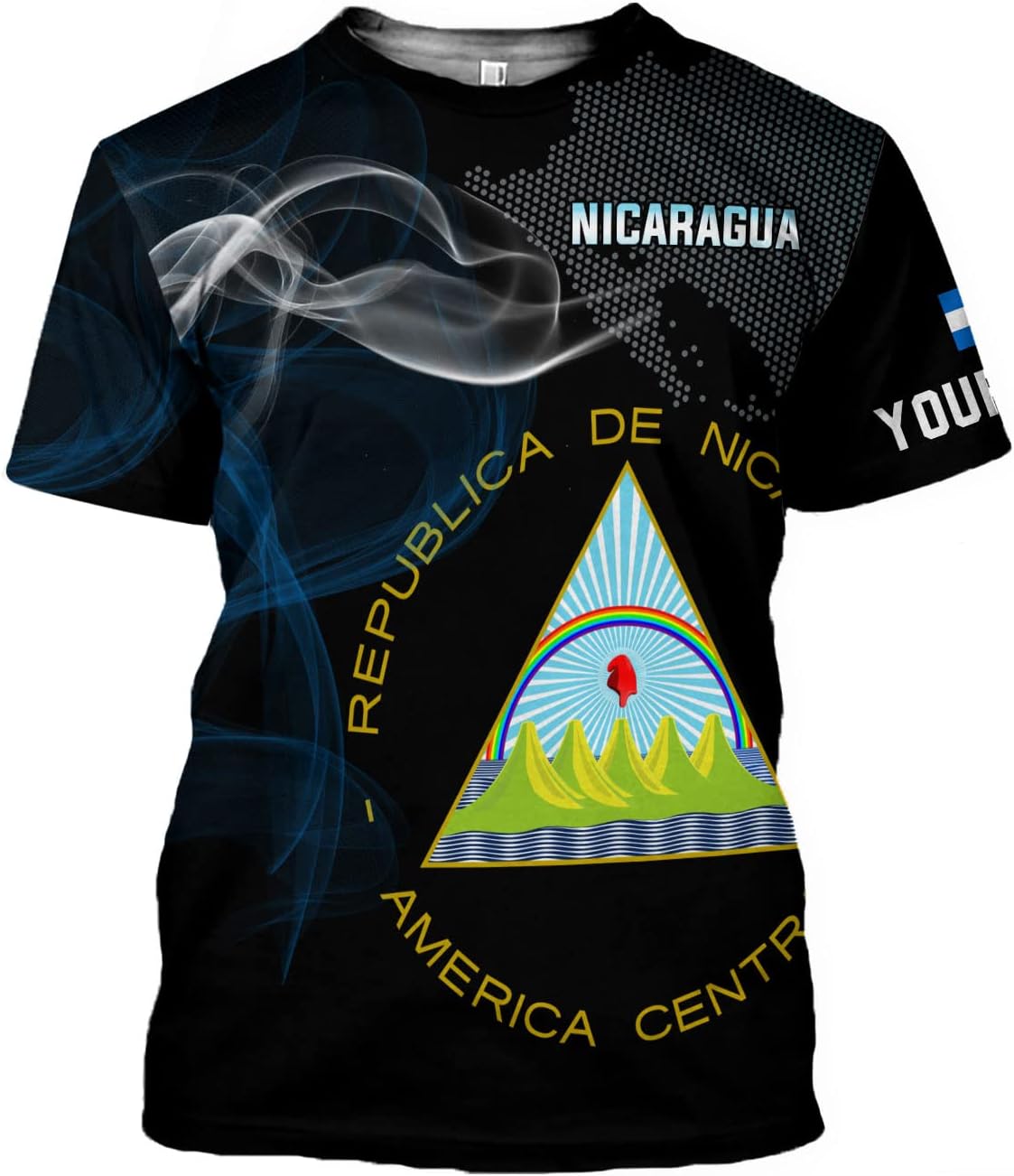 Personalized Nicaragua Shirt Custom Nicaragua Flag Lion Shirt for Men & Women Nicaraguan Camisas T-Shirt, Nicaragua Tshirt