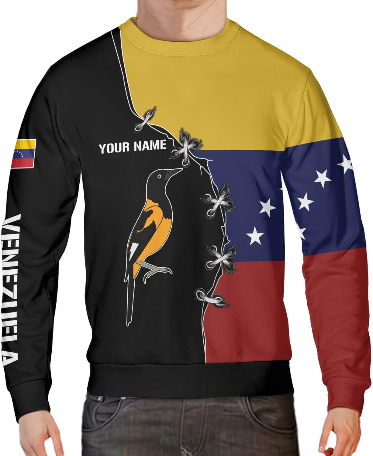 Personalized Name Venezuela Shirt, Flag Venezuelan Pride Roots T-Shirt, Sweatshirt, Zip Hoodies Gift for Men and Women
