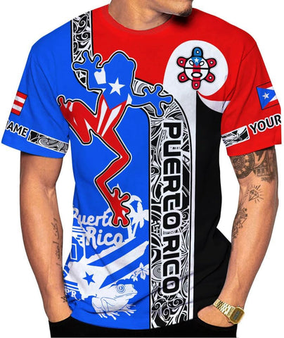 Mostefy Personalized Name Puerto Rico Shirt, Customized Puerto Rico Shirts for Men and Women, Puerto Rico Flag T-Shirt3