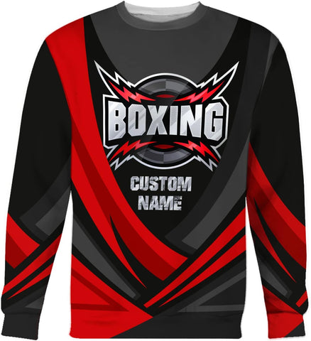 Personalized Boxing 3D Shirt, Gift Boxer T-Shirt, Boxing Tshirt, Sweatshirt, Hoodie for Men and Women Shirt for Boxing Lovers