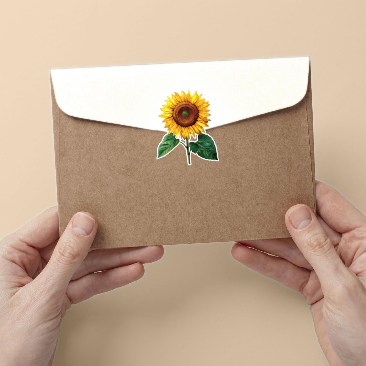 (3Pcs) Cool Sunflower Vinyl Waterproof Sticker Decal, Sunflower Sticker, Sunflower Car Sticker, Sunflower Decal, Sunflower Cutouts - Stickers for Laptop Water Bottle Phone Car Window Helmet 3" (SF 1)