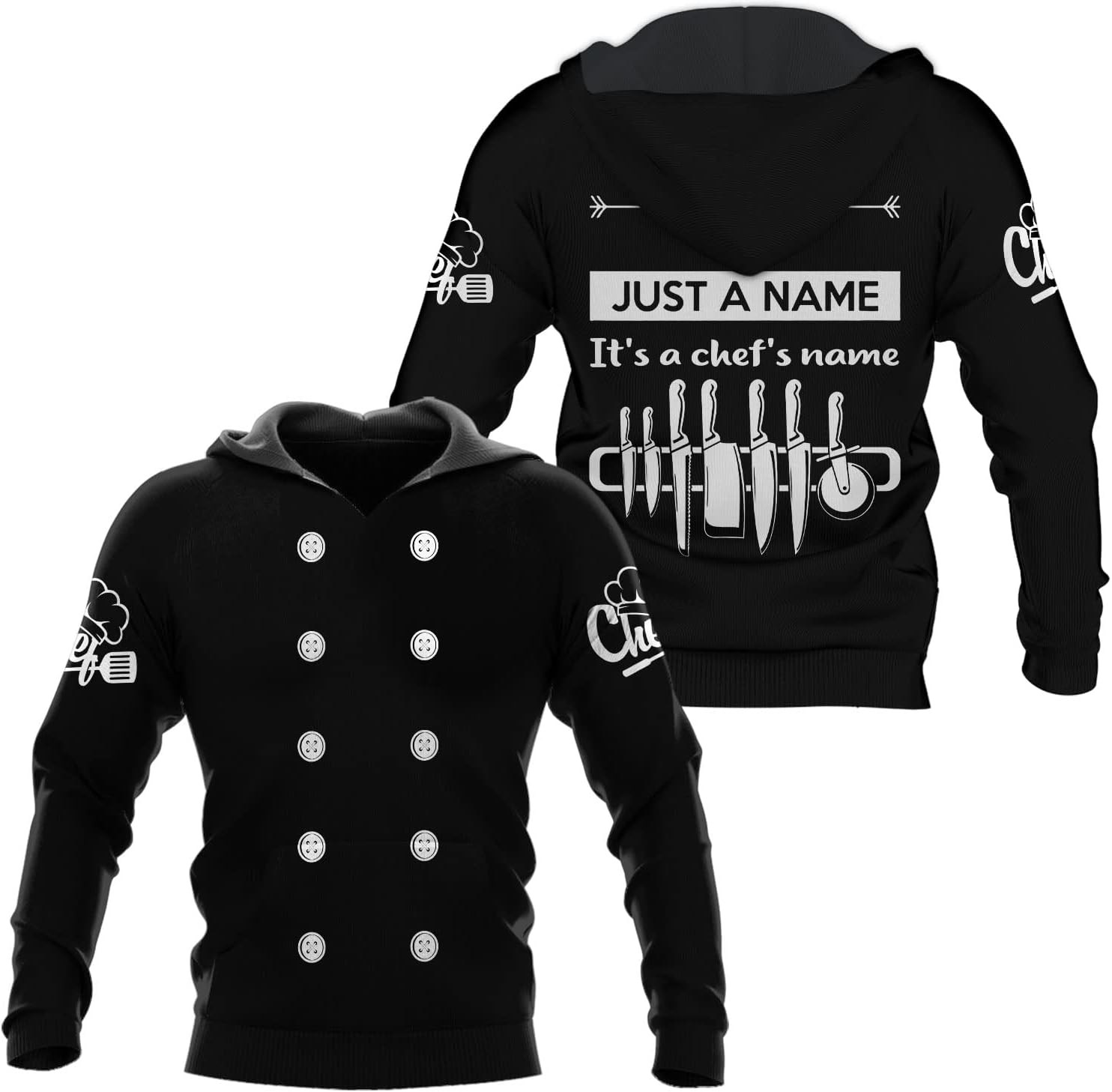 Personalized Chef Shirt Master Chef 3D Unisex All Over Printed Sportwear Hoodie, TShirt, Zip Hoodie, Sweatshirt For Men Women
