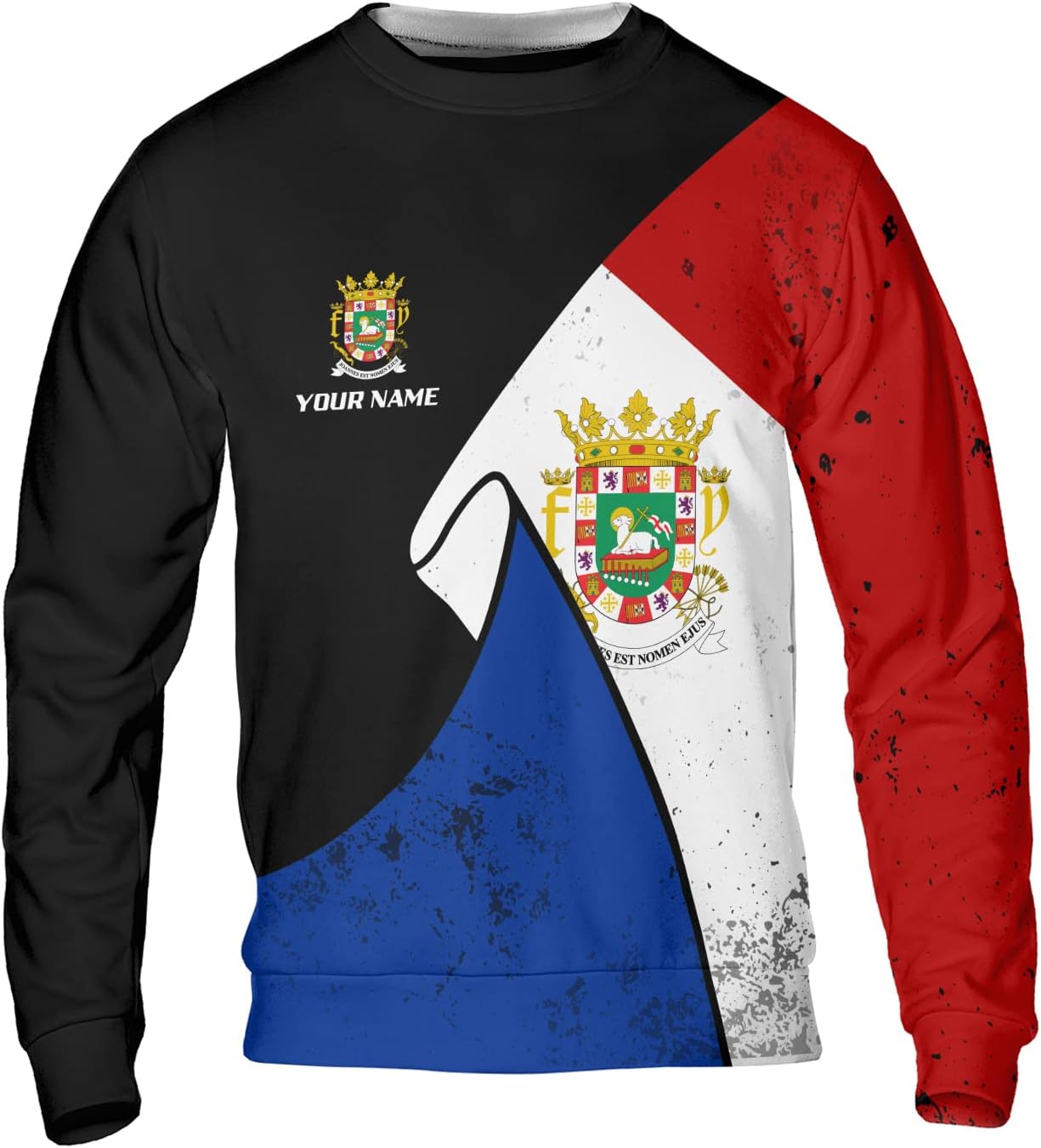 Personalized Name Puerto Rico T-Shirt 3D, Puerto Rico Shirt for Men Women, Puerto Rico Flag T Shirt All Over Printing S-5XL