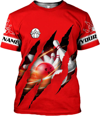 HomeDesign Personalized Name Bowling Shirts for Men & Women, Bowling Shirts for Team Bowling, Bowling Shirts Gift Unisex
