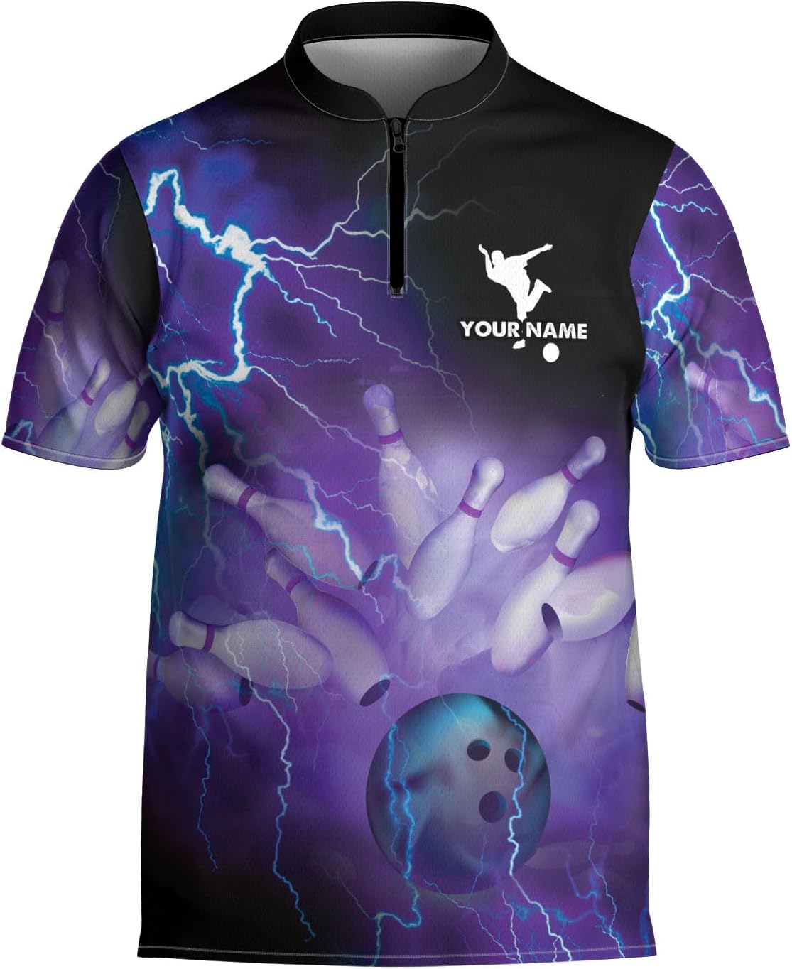 Mostprints Personalized Bowling Jersey 3D, Bowling Shirts for Team, Bowling Shirt Unisex for Men Women, Bowling Shirts for Men