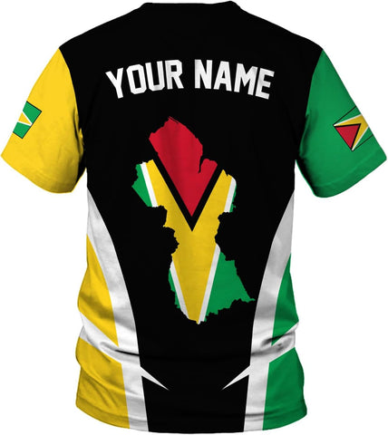 Parvii Personalized Guyana Shirts, Guyana Pride Tshirt, Guyanese Guyana Flag Shirt, Guyana Shirt for Men & Women, Guyana Gift
